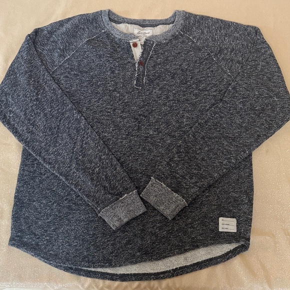 Lucky Brand Men's Dark Gray Crewneck Sweater - Picture 1 of 3